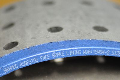 Bramus brake linings for commerical vehicles